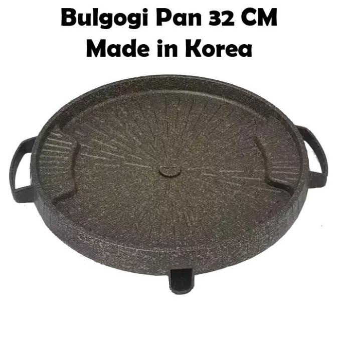 Bulgogi Pan Bulgogi Grill Pan 32Cm Alat Panggang Korea Anti Lengket Agalonline