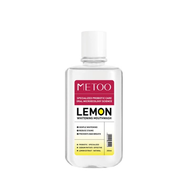 METOO Probiotic Lemon Whitening Mouthwash 250ml