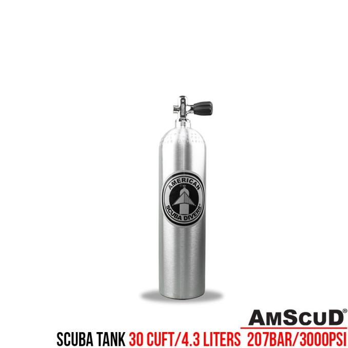 Tabung Scuba Amscud 30 Cuft / Tabung Selam / Tabung Diving / Tank Dive