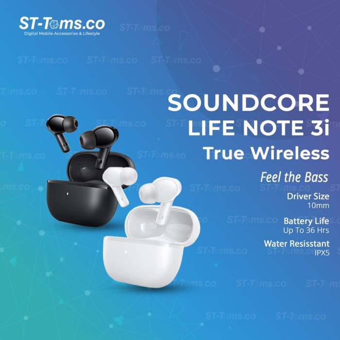 Ready Anker Soundcore Life Note 3i True Wireless Earbuds TWS - A3983