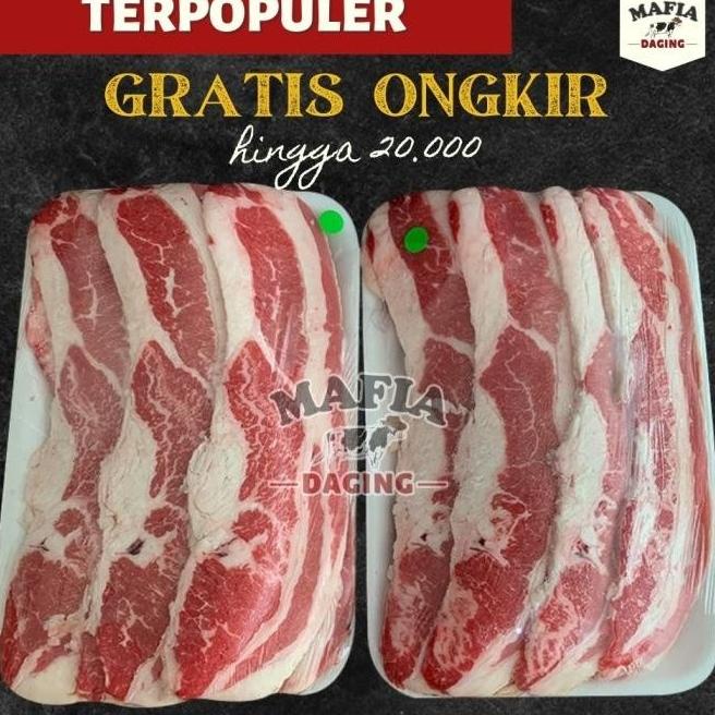 

Terjangkau Karubi Shortplate Usa Beef / Korean Bbq 1 Kg Lovloa