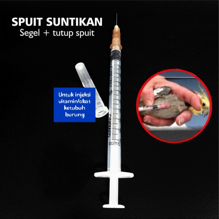 Suntikan 1mL injeksi vitamin obat untuk hewan