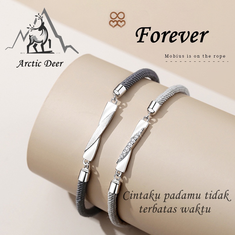Gelang Pasangan-Forever Gelang Couple Arctic Deer