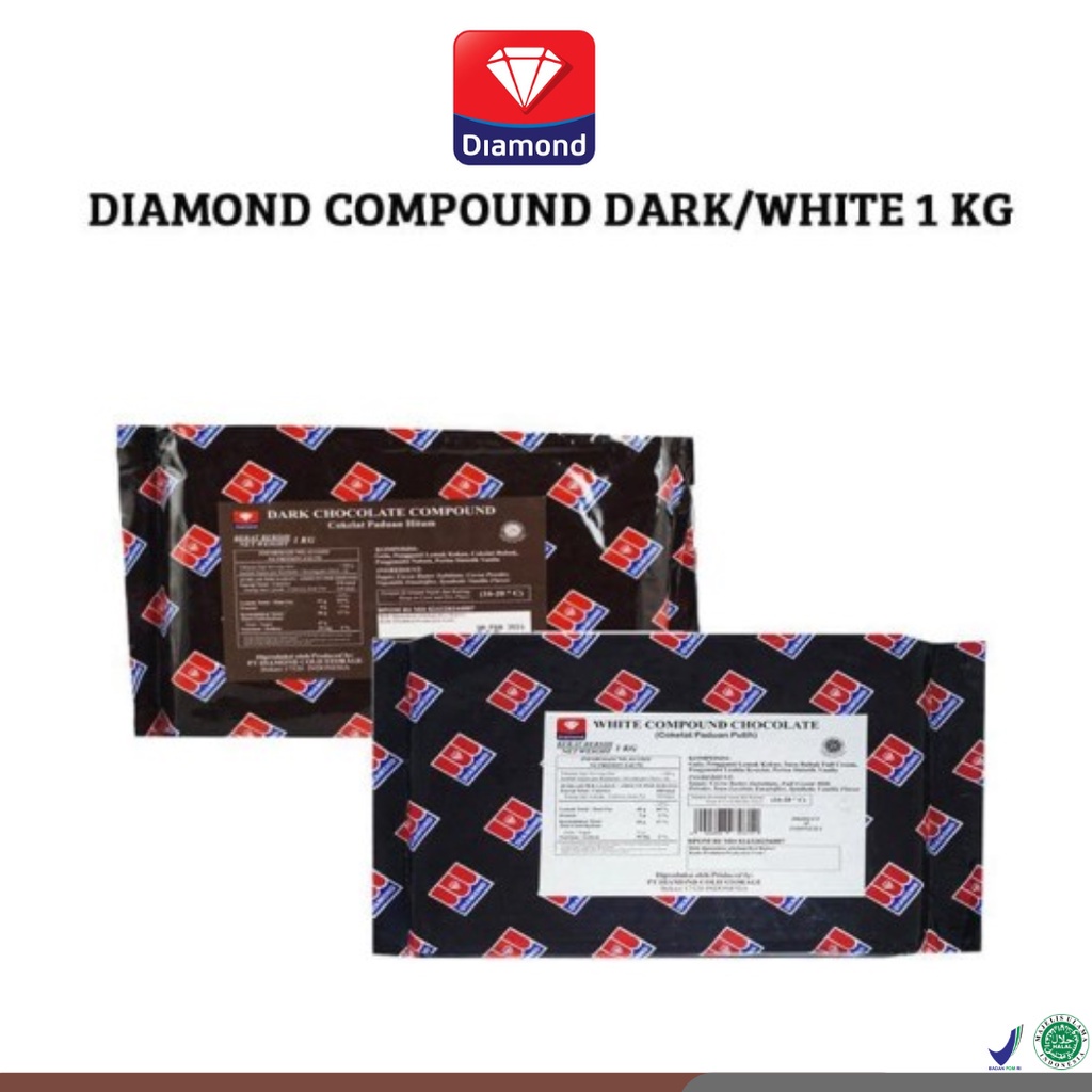 

Diamond Compound Chocolate Dark White Lk 1Kg