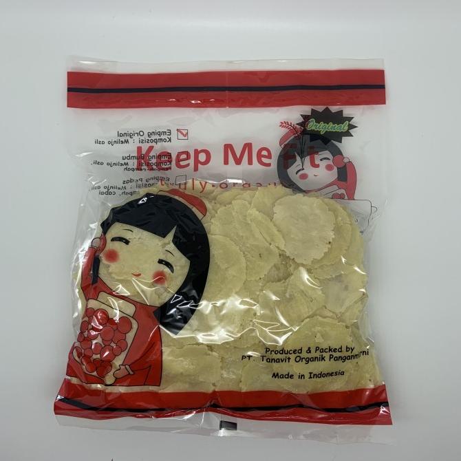 

Emping Melinjo Organik (Plain) Snack Sehat by Keep Me Fit HTS