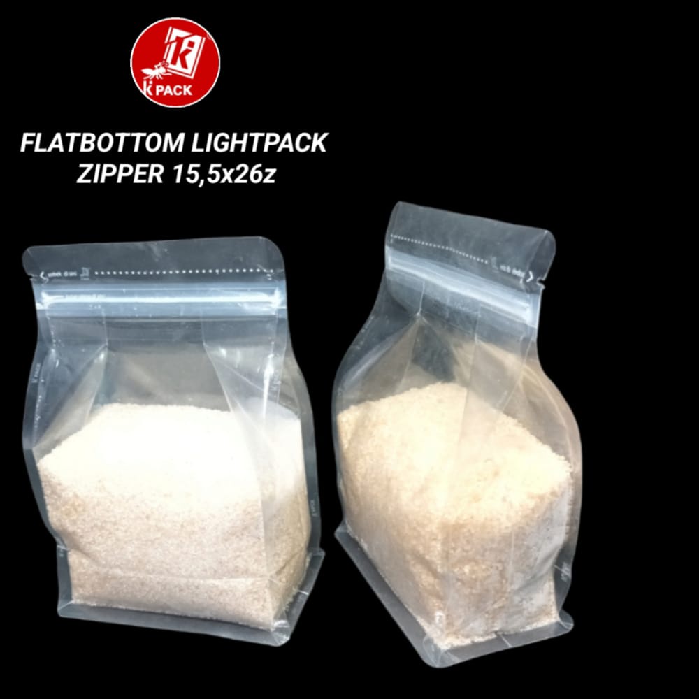 FLAT BOTTOM LIGHTPACK 1KG MERK KPACK