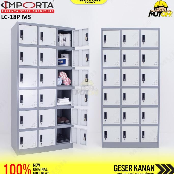 

Importa Lc-18P Bt Ms Loker Besi 18 Pintu Locker 18 Pintu Full Plat Limited Edition