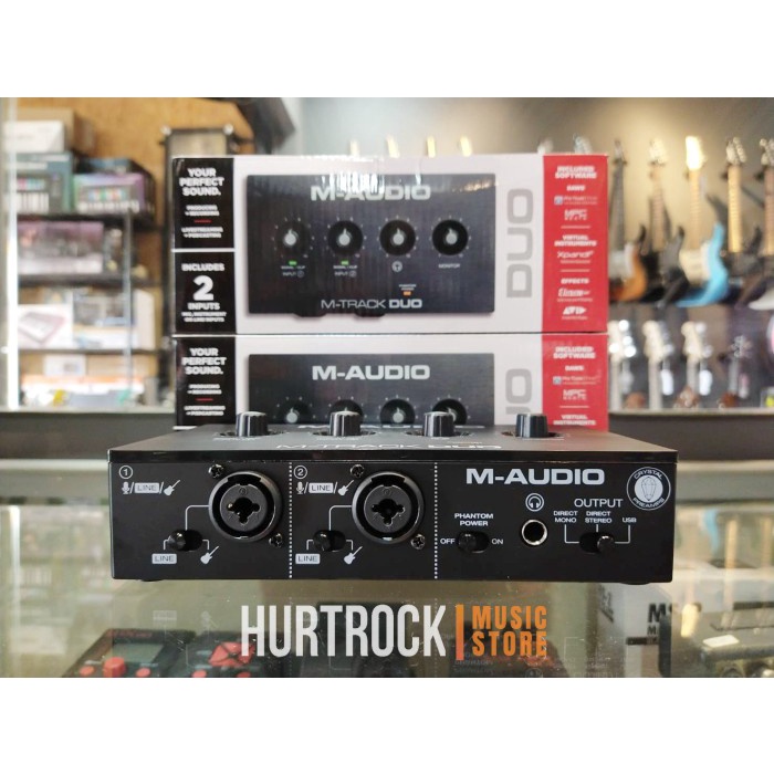 M-Audio M-Track Duo Soundcard Recording 2 Channel