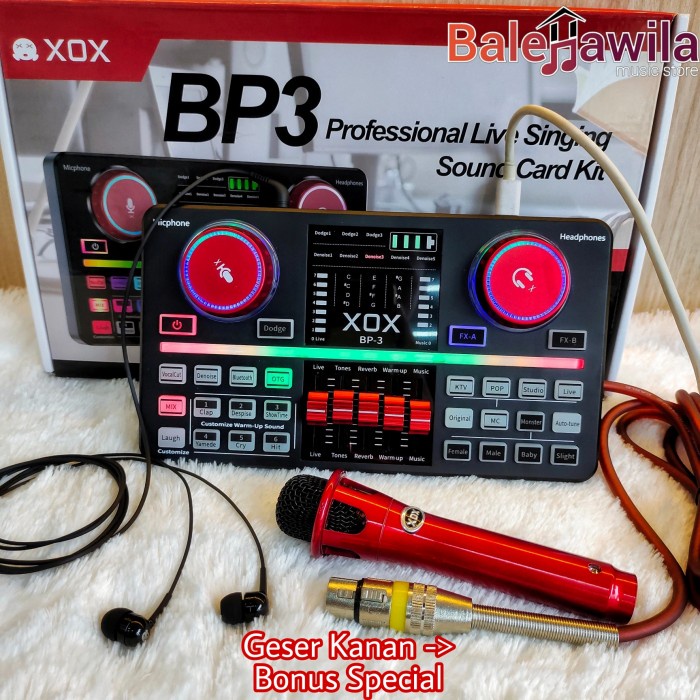 Profesional Live Singing Soundcard XOX BP3 BP 3 BP-3 Audio Interface