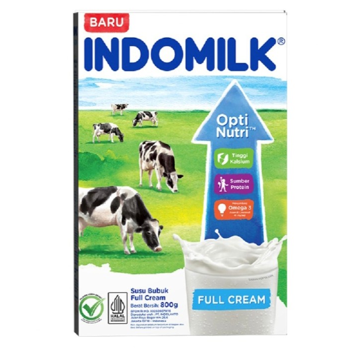 

Susu Bubuk Indomilk Full Cream Plain 800 Gram