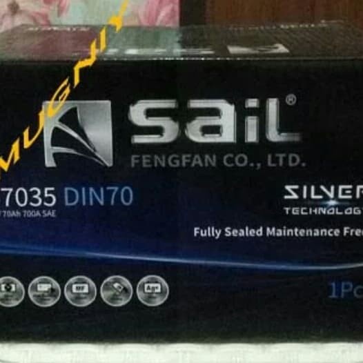 [New] Aki Mobil Innova Diesel Reborn Fortuner Diesel Din 70 12V 70Ah Terbaru