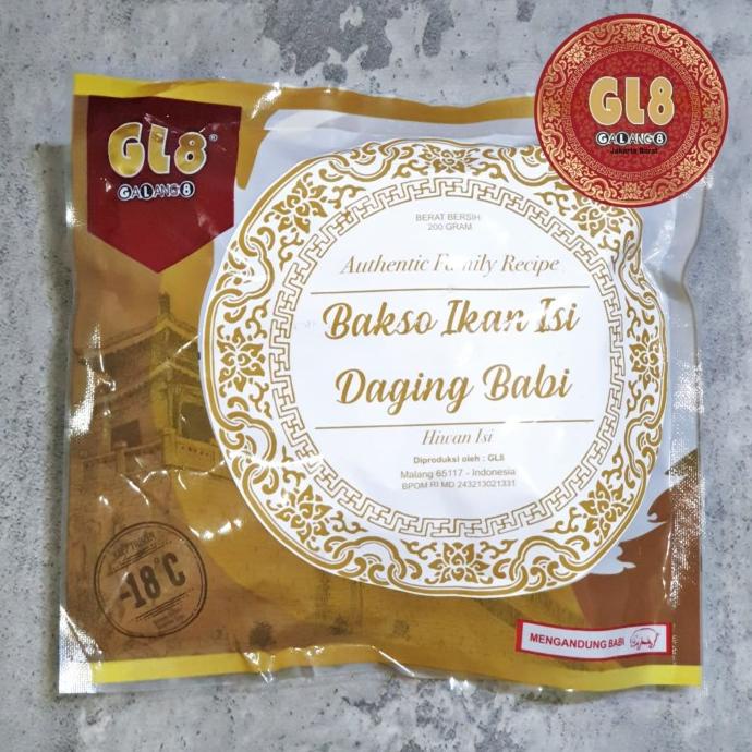 

BAKSO IKAN ISI DAGING BABI / HIWAN ISI 10 pcs/ FROZEN FOOD GL8 L35A