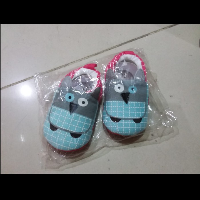 Sepatu Bayi Perempuan Lucu Imut Tema Owl - Lv021C - 3-6 Bulan Best