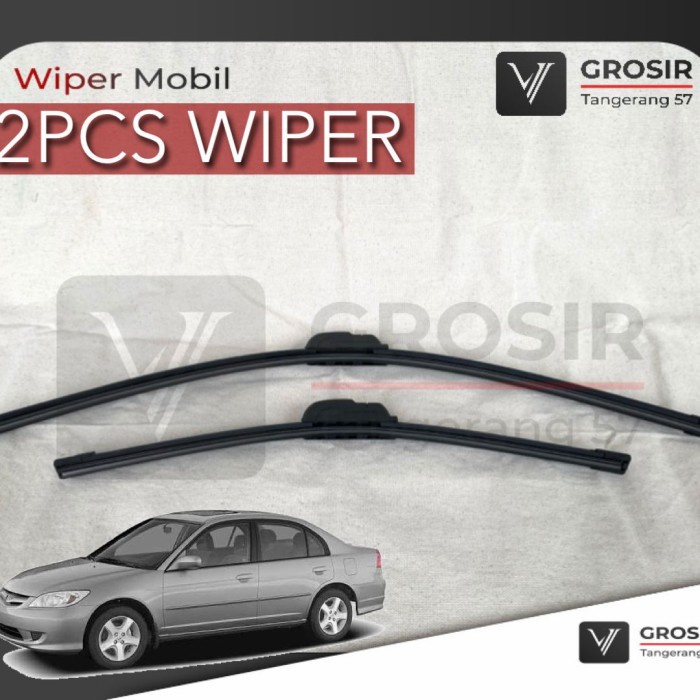 Wiper Civic Vti Vtis 2001-2005 Frameless / Wiper Civic Vtis 2 Pcs Best