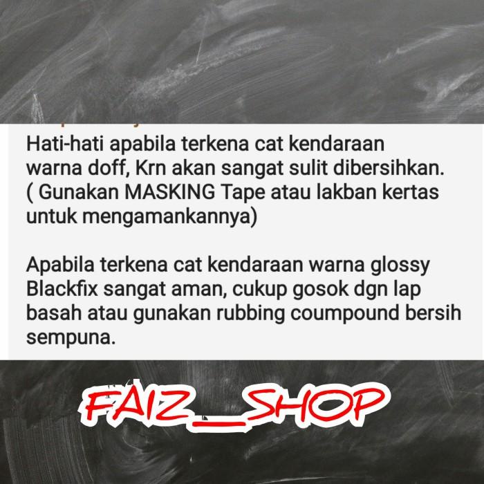 Penghitam Body Plastik (Motor/Mobil) Permanen Blackfix 100Ml Original