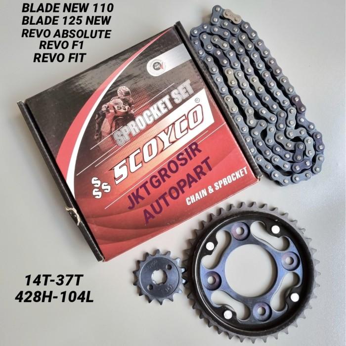 Gear Gir Set Paket Revo Absolute New-Fit-Revo 110 Pgm F1-Blade New F1