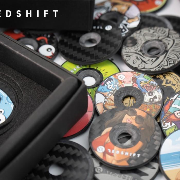 Redshift Carbon Stem Cap Tiranium Bolt - Tutup Stem Karbon