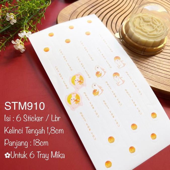 

Sticker Mooncake Stm910| Stm911 Utk Tray Mika | Plastik Kue | Kotak Limited Edition