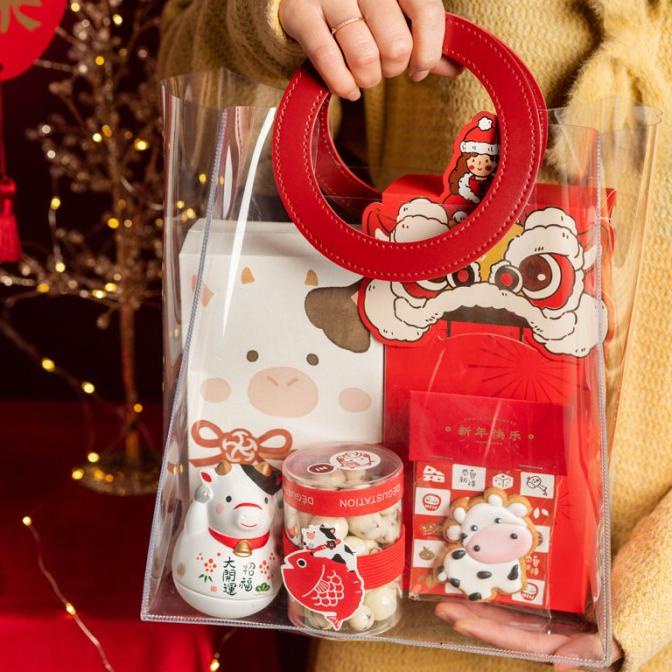 Pb251427 Tas Mika Tebal Pvc Bag/ Hampers/ Goody Bag Berkualitas