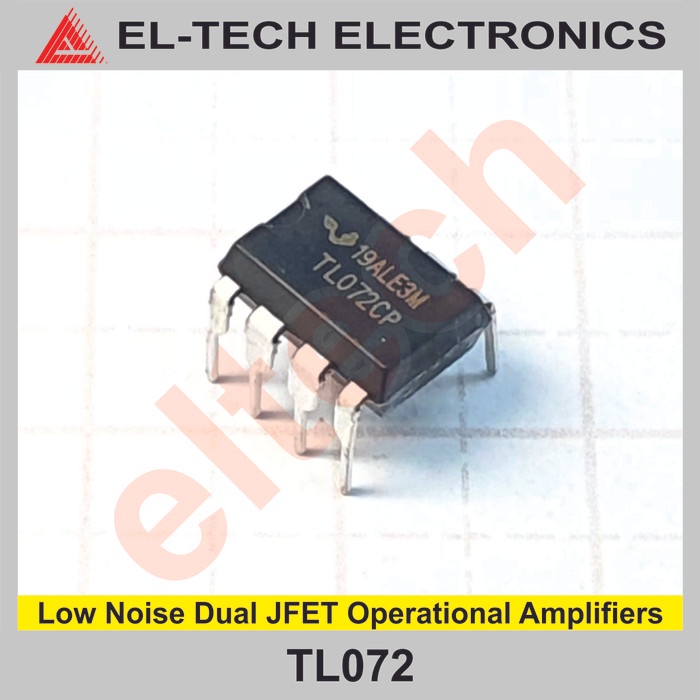 TERLARIS TL072 TL072CP TL 072 072CP Low Noise Dual JFET Operational Amplifiers