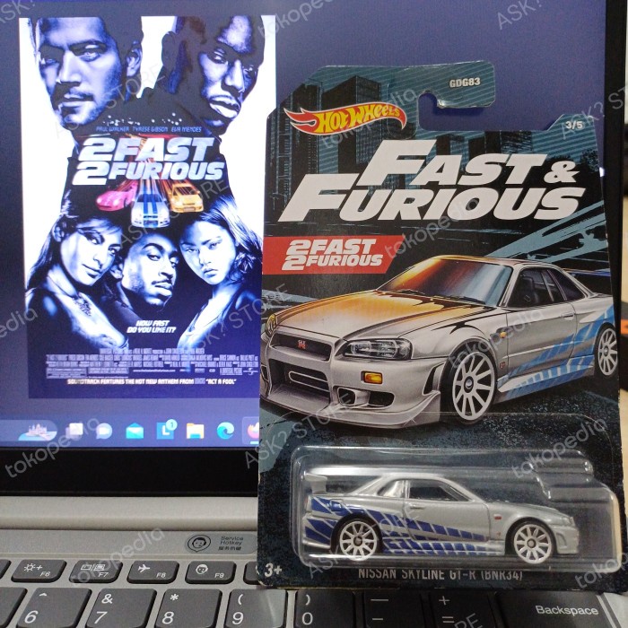 HOTWHEELS NISSAN SKYLINE GTR 34 FAST FURIOUS
