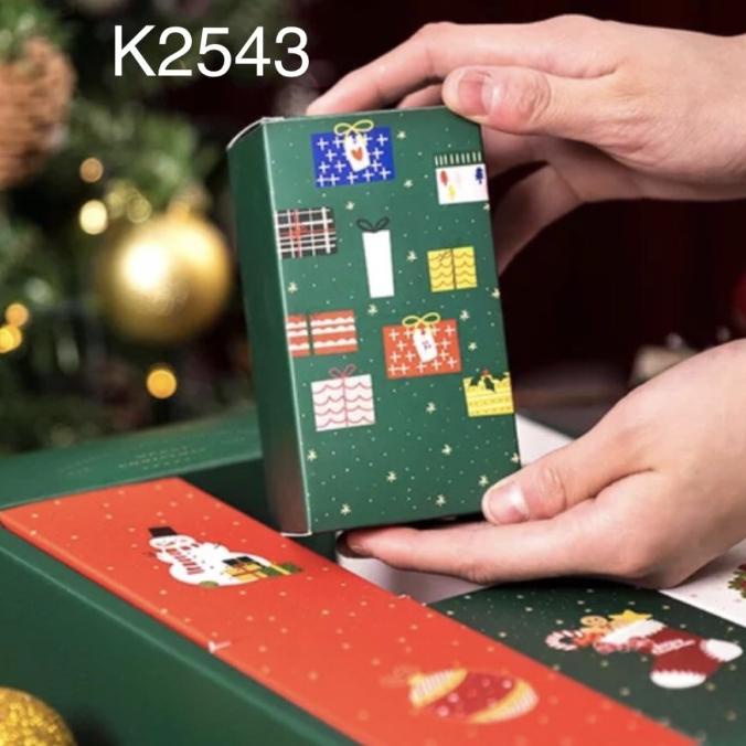 Kotak Natal Premium K2543 Christmas Box Original