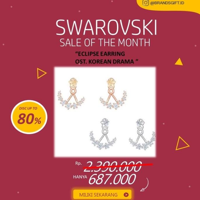 Promo Anting Swarovski Eclips Penelope Earring Ost. Landing Crash On Limited Edition