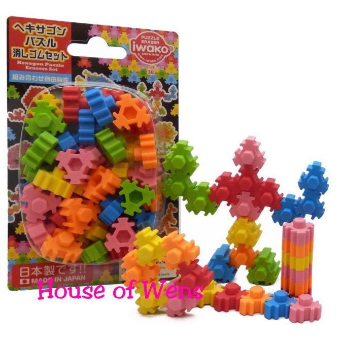 

Iwako Puzzle Eraser Set Omokeshi Set 38 Made In Japan - Penghapus Set Pengiriman Cepat