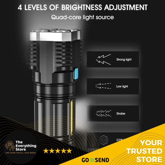 Senter Zetronlumenlite Lampu Senter Original Tes