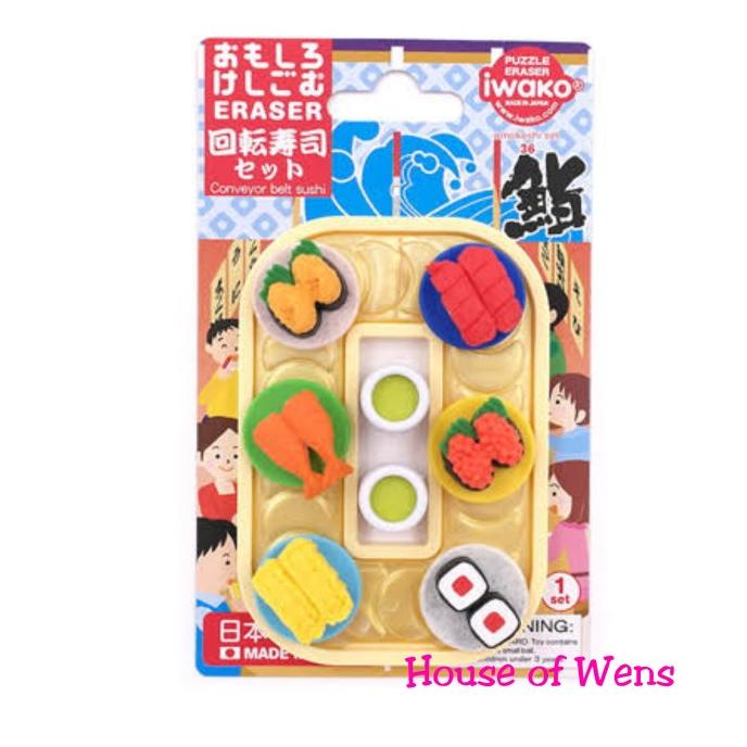 

Iwako Puzzle Eraser Set Omokeshi Set 36 Made In Japan - Penghapus Set Stok Terbatas