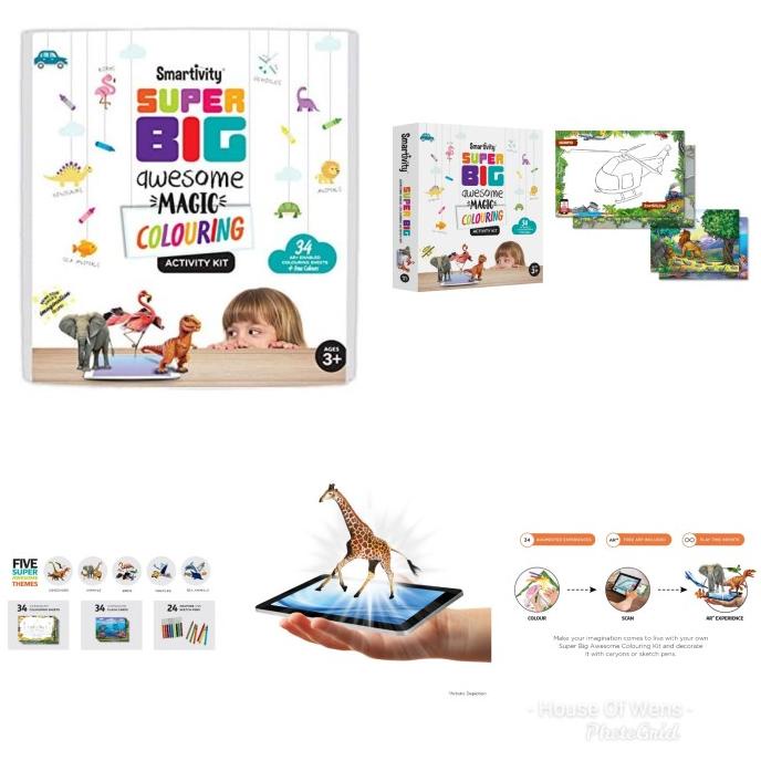 

Smartivity Super Big Awesome Magic Colouring Ity Kit - Original Limited Edition