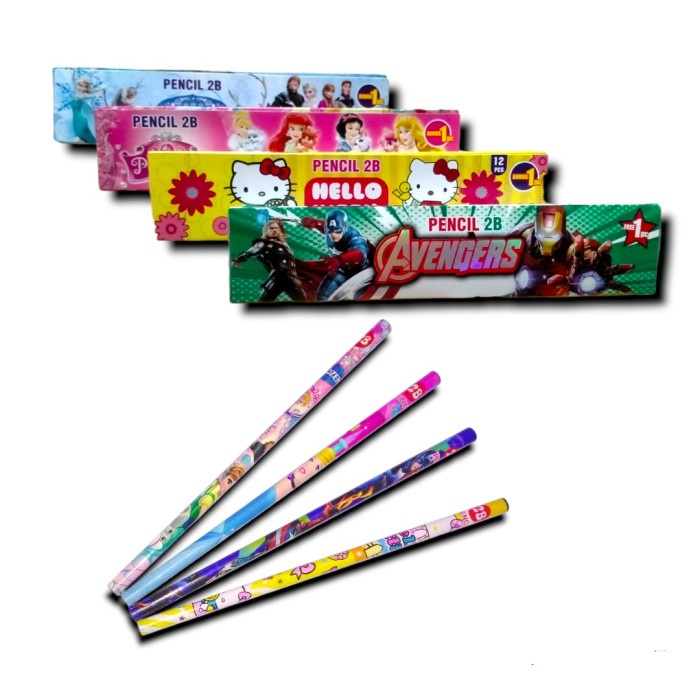 

Gratis Ongkir Pensil 2B Gambar Karakter Lucu Lusin Per Pak Satuan Pencil