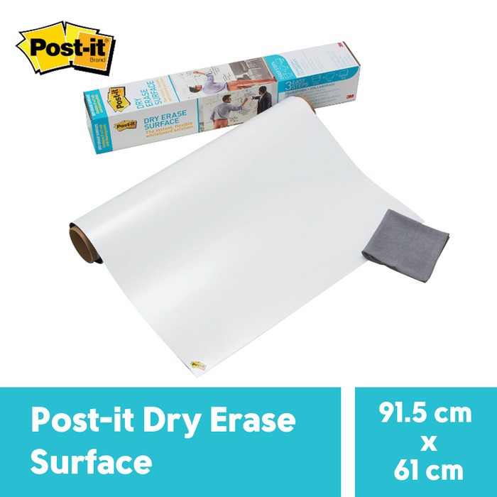 

Gratis Ongkir Papan Tulis Whiteboard Kertas Tempel 3M Roll Def Dry Erase Sheets