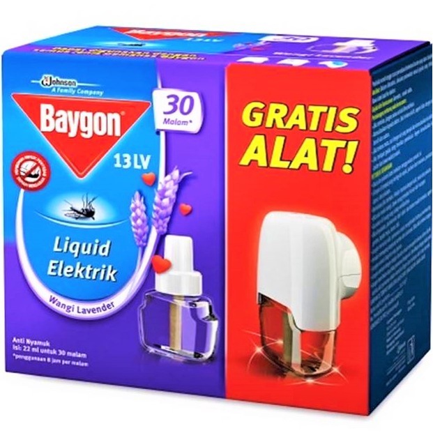 

Gratis Ongkir Obat Nyamuk Listrik Cair Baygon 30 Malam Lavender Set Alat Refill