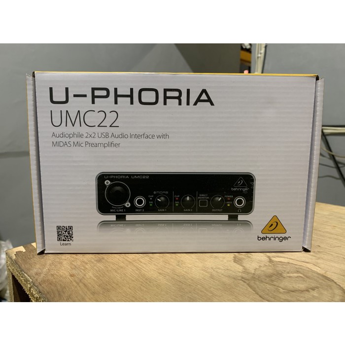 Soundcard Behringer UMC22 UMC 22 Original