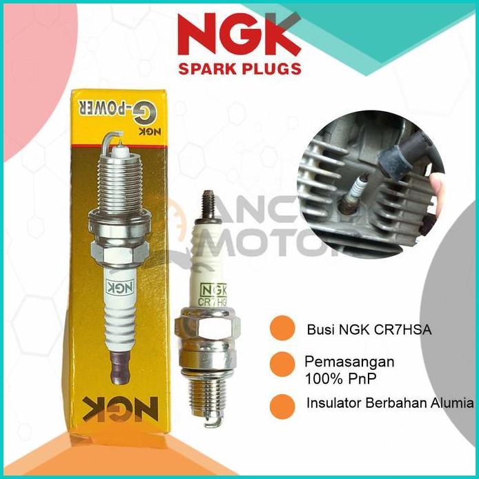 CR7HGP Ngk G-Power Platinum Busi Mio Supra Grand Smash Shogun Jupiter