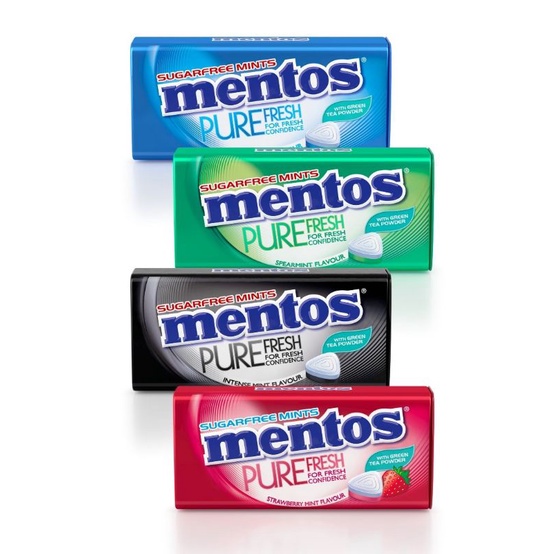 

Permen Candy Mentos Pure Fresh Sugarfree (35 Gr) - Ready Sto