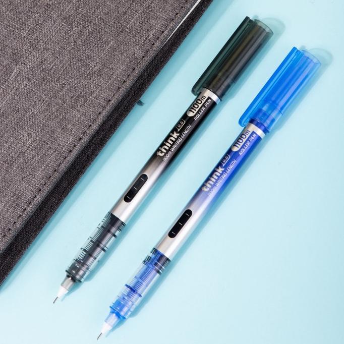 

TERLARIS DELI PULPEN ROLLER PEN THINK EQ300 0.5mm HITAM BIRU ADA INDIKATOR TINT