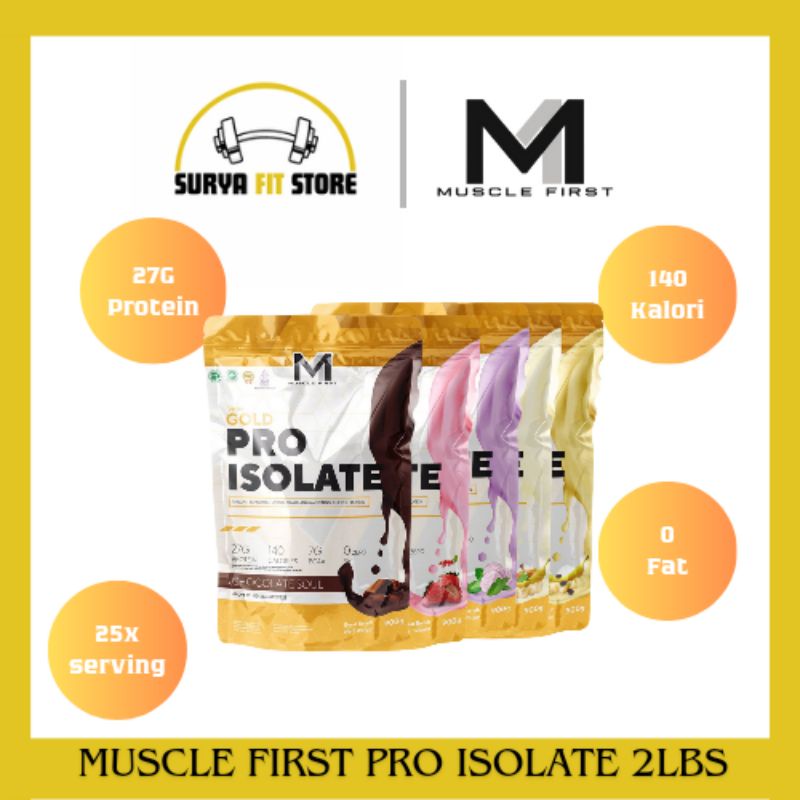 Muscle First Pro Isolate Whey Protein Isolate 2lbs 900gram