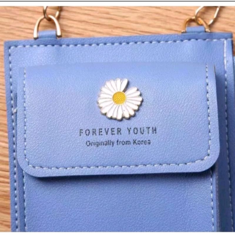 tas dompet hp slempang wanita forever youth import multifungsi