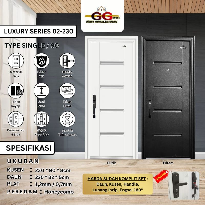 Pintu Baja GG-LUXURY Single 02.230