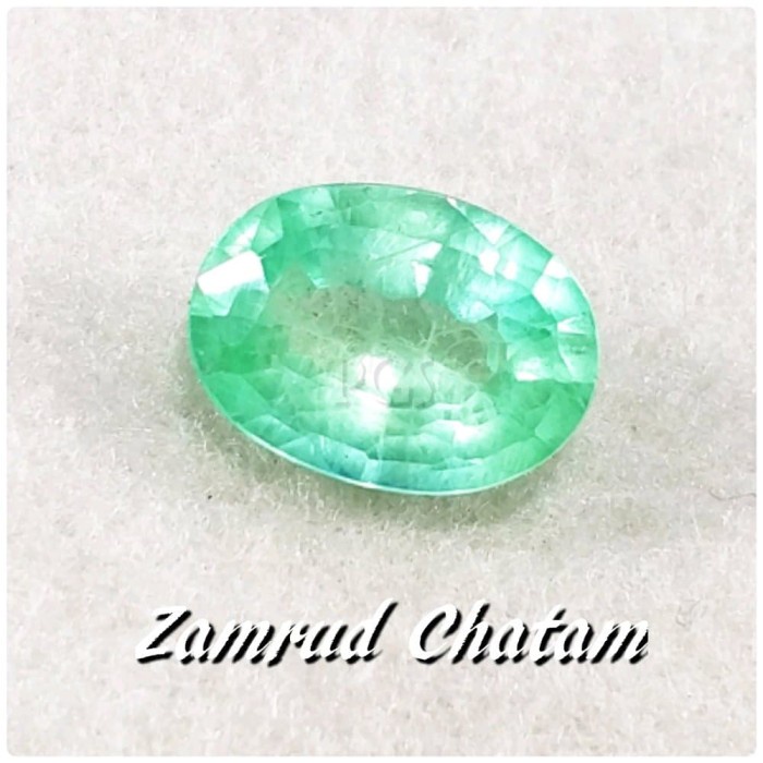 [Baru] Batu Akik Permata Zamrud Chatam Kekerasan 10Mohs Termurah Terbatas