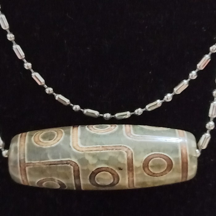 [Baru] Kalung Dzi 9 Eyed Bead Tibetan Vajra Limited