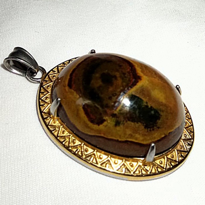 [Baru] Liontin Batu Akik Pancawarna Garut013 Berkualitas