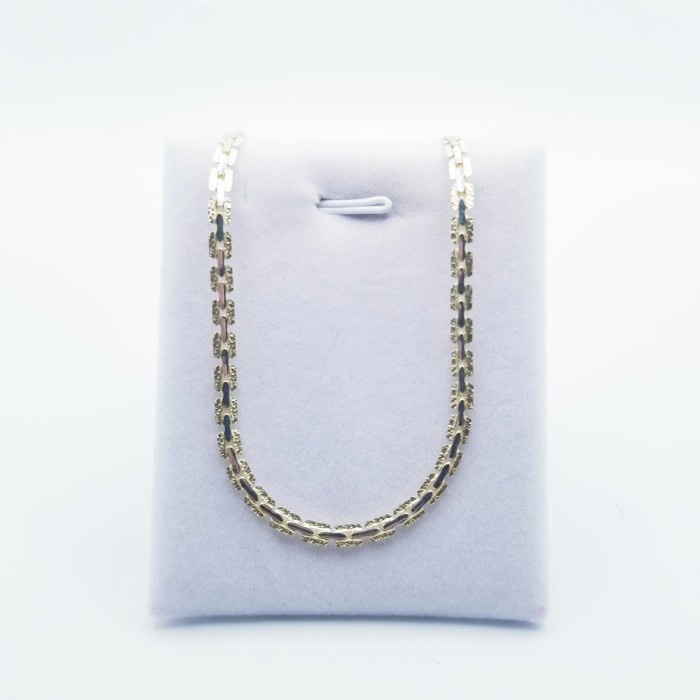 [Baru] Kalung Pariasi Model Silet Perak/Silver925 Gold Terbaru