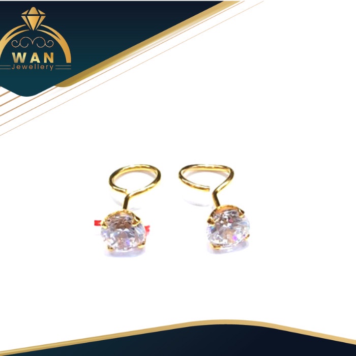 [Baru] Anting Toge Anak Emas Asli 375 8 K Berkualitas