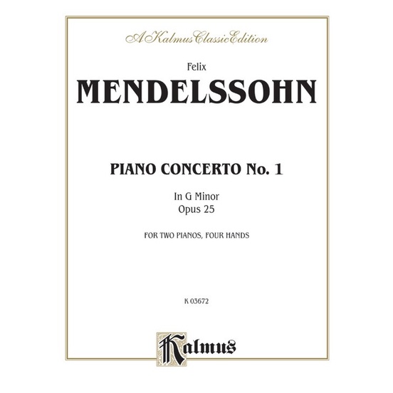 

[Baru] Mendelssohn: Piano Concerto No. 1 In G Minor 2 Pianos 4 Hands Diskon