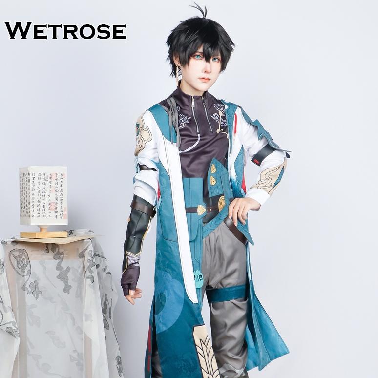 PROMO LARIS Wetrose Honkai Star Rail Dan Heng Costume Cosplay Kostum Complete Set for Men DanHeng mr
