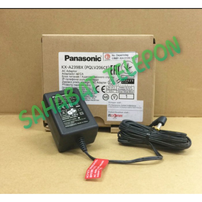 

Ac Adaptor PANASONIC KX-A239BX ( PQLV206CE )