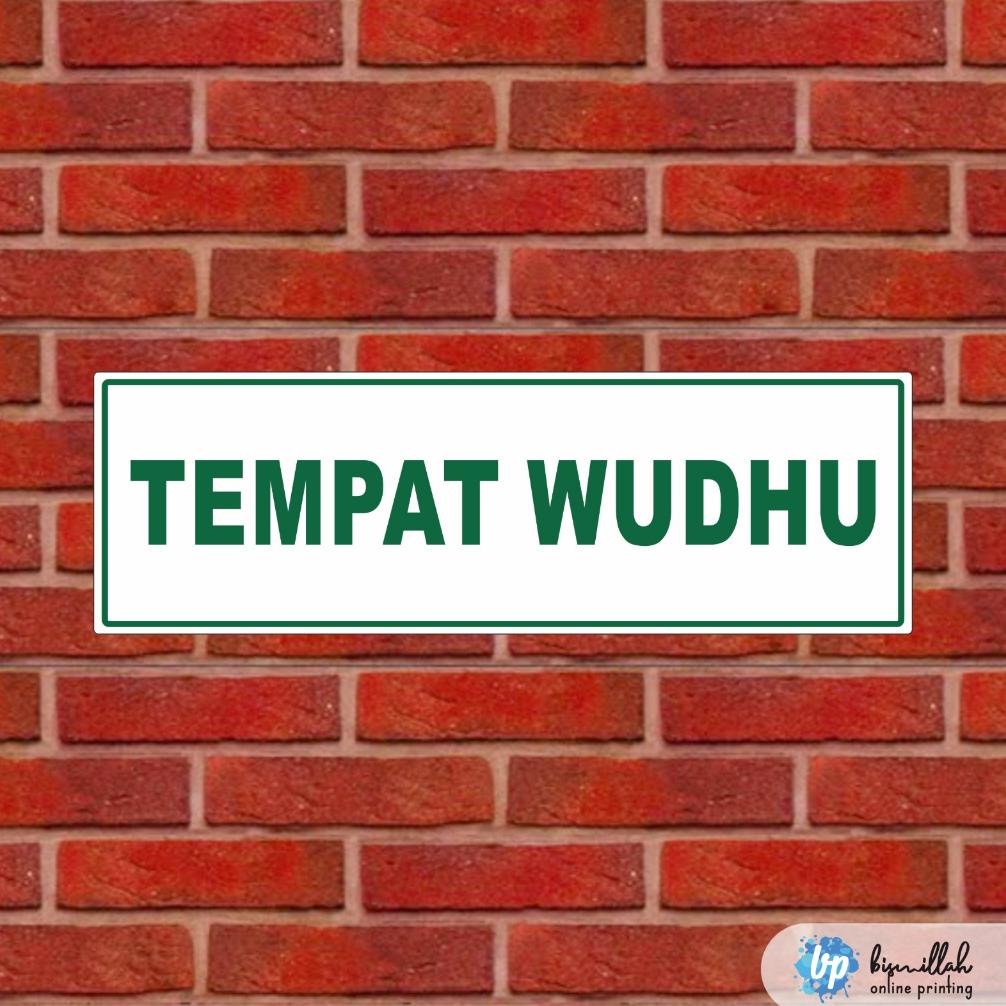 

Kekinian - Akrilik tempat Wudhu print UV lengkap ,,